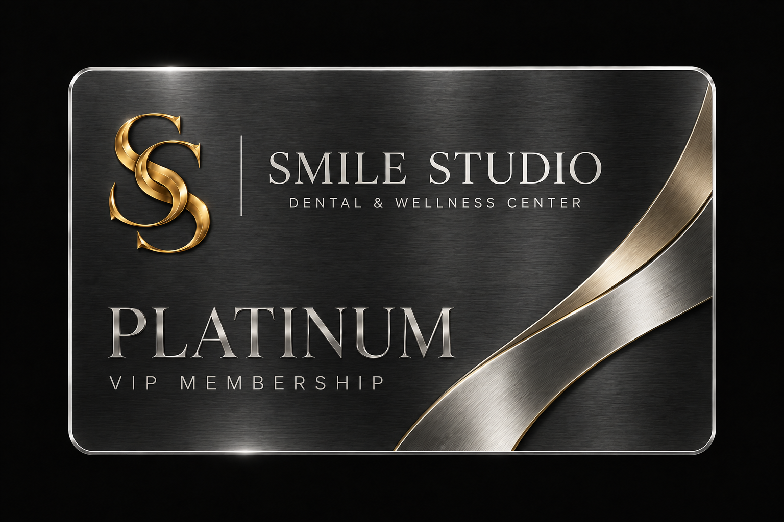 Smile Studio VIP Platinum membership card